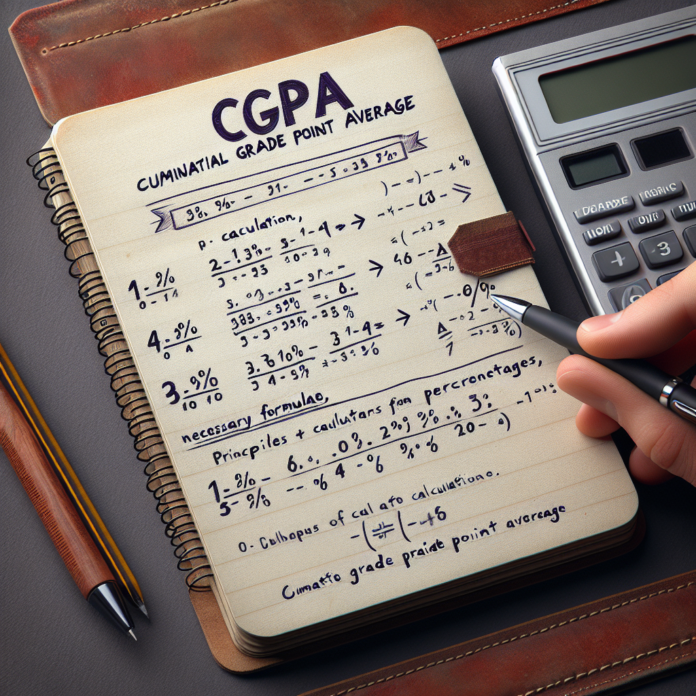 how to calculate cgpa from percentage